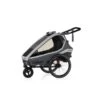 Qeridoo Kidgoo 1 Fahrradanhänger Steel Grey Mit Joggerfunktion -Minymo Verkäufe 001 kidgoo1 sg main steelgrey