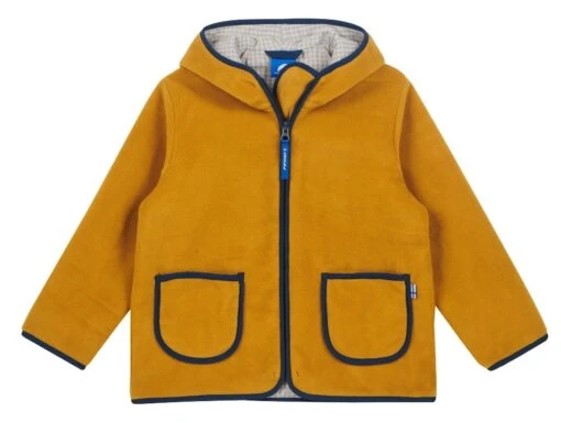 Finkid Tonttu Harvest Gold/navy Kinder Fleecejacke -Minymo Verkäufe TONTTU harvest gold