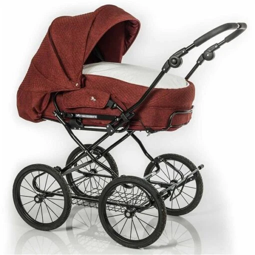 HESBA Calido Kinderwagen Außen 365 Innen 227 Black Edition - Räder Schwarz 30 Cm -Minymo Verkäufe calido 300sl fb365 227 black edition