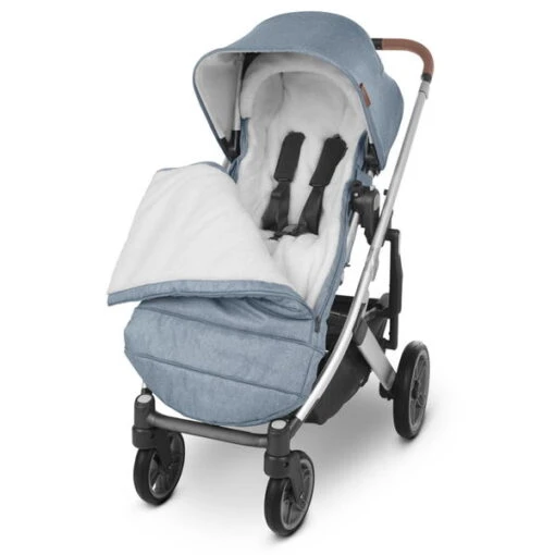 UPPAbaby Fußsack Cozy Ganoosh Stella Grey Brushed -Minymo Verkäufe cgn20 grg oncruzv2 open 760x1200 3af8297 1 1 1