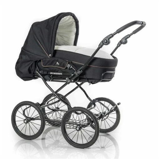 HESBA Condor Light Kinderwagen Außen 982 Innen 222 Black Edition - Räder Schwarz 30 Cm -Minymo Verkäufe condor coupe 300sl fb982 222 black edition 1