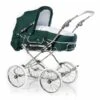 HESBA Corrado Kinderwagen Außen 637 Innen 120 Räder Weiß 30 Cm, Ledergriff Weiß -Minymo Verkäufe corrado 300eva fb637 120 lg weiss