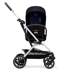 CYBEX Eezy S Twist+2 Buggy Ocean Blue Gestell Silver | Mit All-Terrain Rädern -Minymo Verkäufe cyb 22 int y270 eezystwist 2 slv ocbl rotation