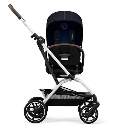 CYBEX Eezy S Twist+2 Buggy Ocean Blue Gestell Silver | Mit All-Terrain Rädern -Minymo Verkäufe cyb 22 int y270 eezystwist 2 slv ocbl rotation