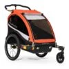 Burley Cub X Fahrradanhänger Atomic Red 2-Sitzer Mit Buggy-Funktion -Minymo Verkäufe fahrrad kinder anhaenger burley cub x atomic red 1 1