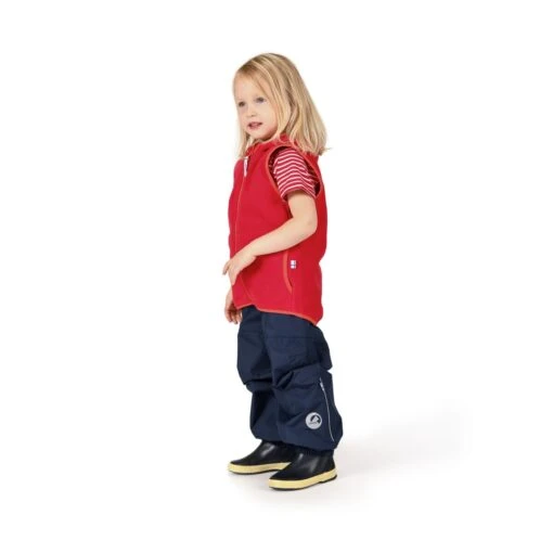 Finkid POPPELI Kinder Fleeceweste Trellis/navy -Minymo Verkäufe