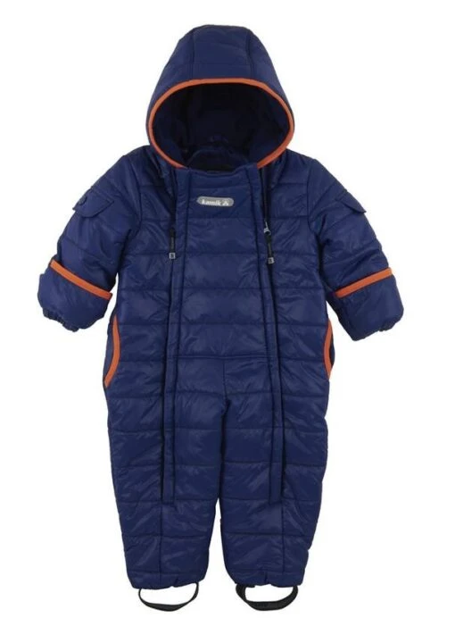 Kamik Topaz Navy/orange Baby Thermoanzug Wärmeoverall -Minymo Verkäufe kamik thermo topaz