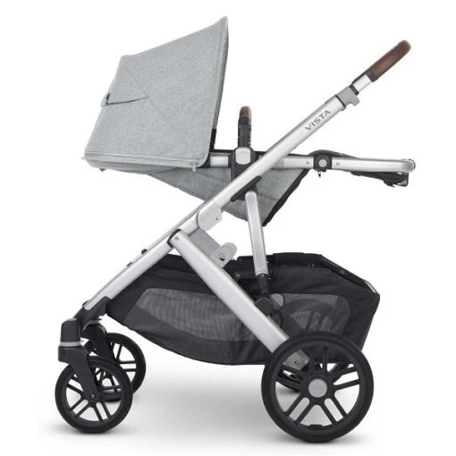 UPPAbaby Vista V2 Kinderwagen Greyson Charcoal Melange | Mit Babywanne -Minymo Verkäufe vista20 stl side reversed reclined 1